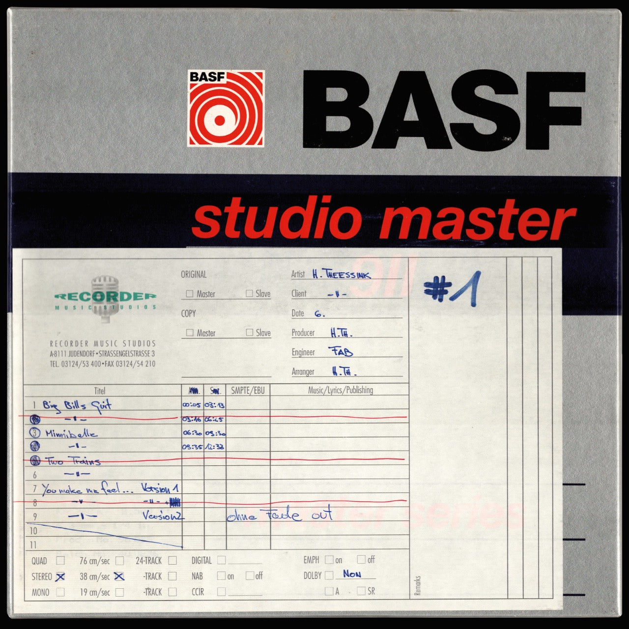 Revox Master Tape, HANS THEESSINK - HARD ROAD BLUES