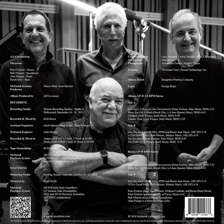 McIntosh Vinyl, SESSIONS Volume 1: The Peter Erskine Quartet