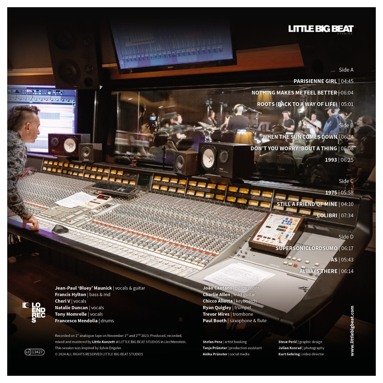 Revox Master Tape, INCOGNITO - STUDIO LIVE SESSION