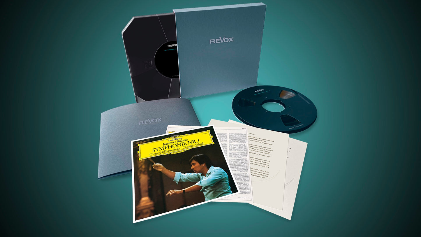 Revox Master Tape, CLAUDIO ABBADO & WIENER PHILHARMONIKER - BRAHMS: SINFONIE NR. 1