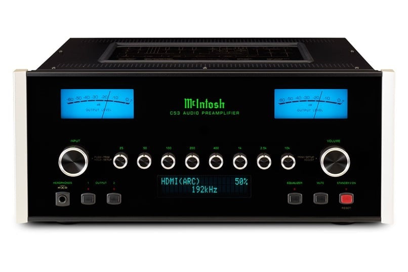 Préamplificateur à semi-conducteurs McIntosh C55 à 2 canaux