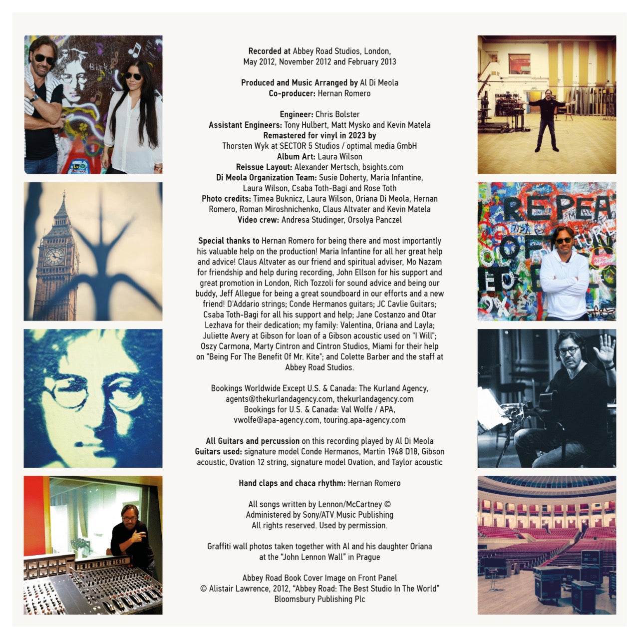 Revox Master Tape, AL DI MEOLA - ALL YOUR LIVE: A TRIBUTE TO THE BEATLES