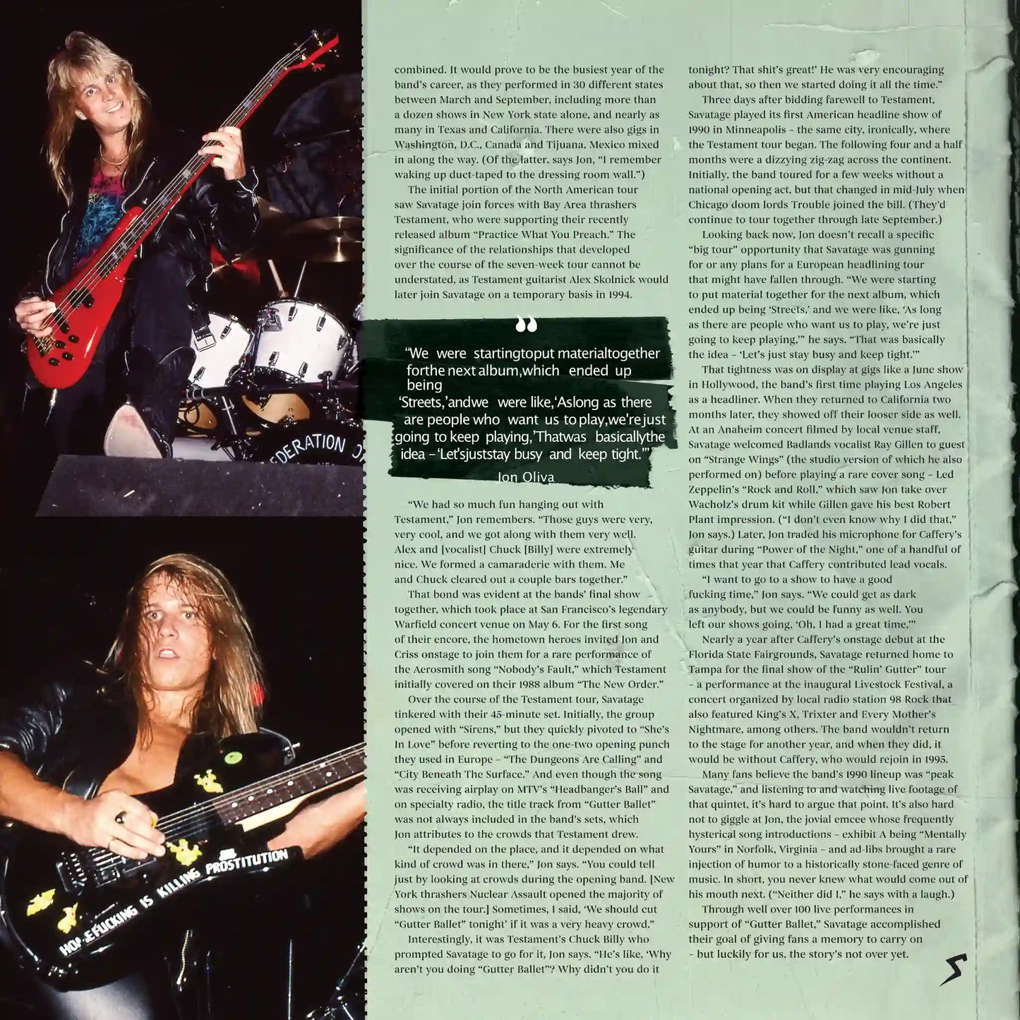 Grandmaster Kassette SAVATAGE - MADNESS REIGNS FROM THE GUTTER 1990