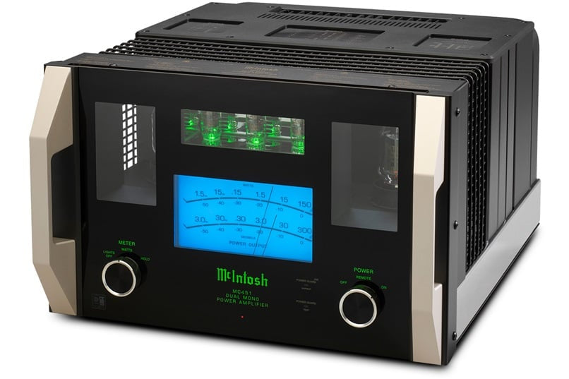 McIntosh MC451, 1-Kanal Dual Mono Transistor & Röhren Hybrid- EndverstÀrker