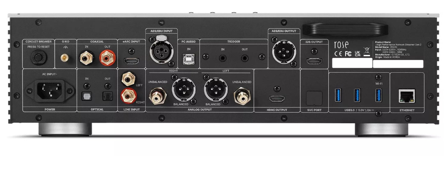 Rose Reference Network Streamer RS151B