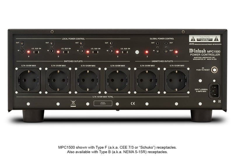 McIntosh MPC1500, Power Controller