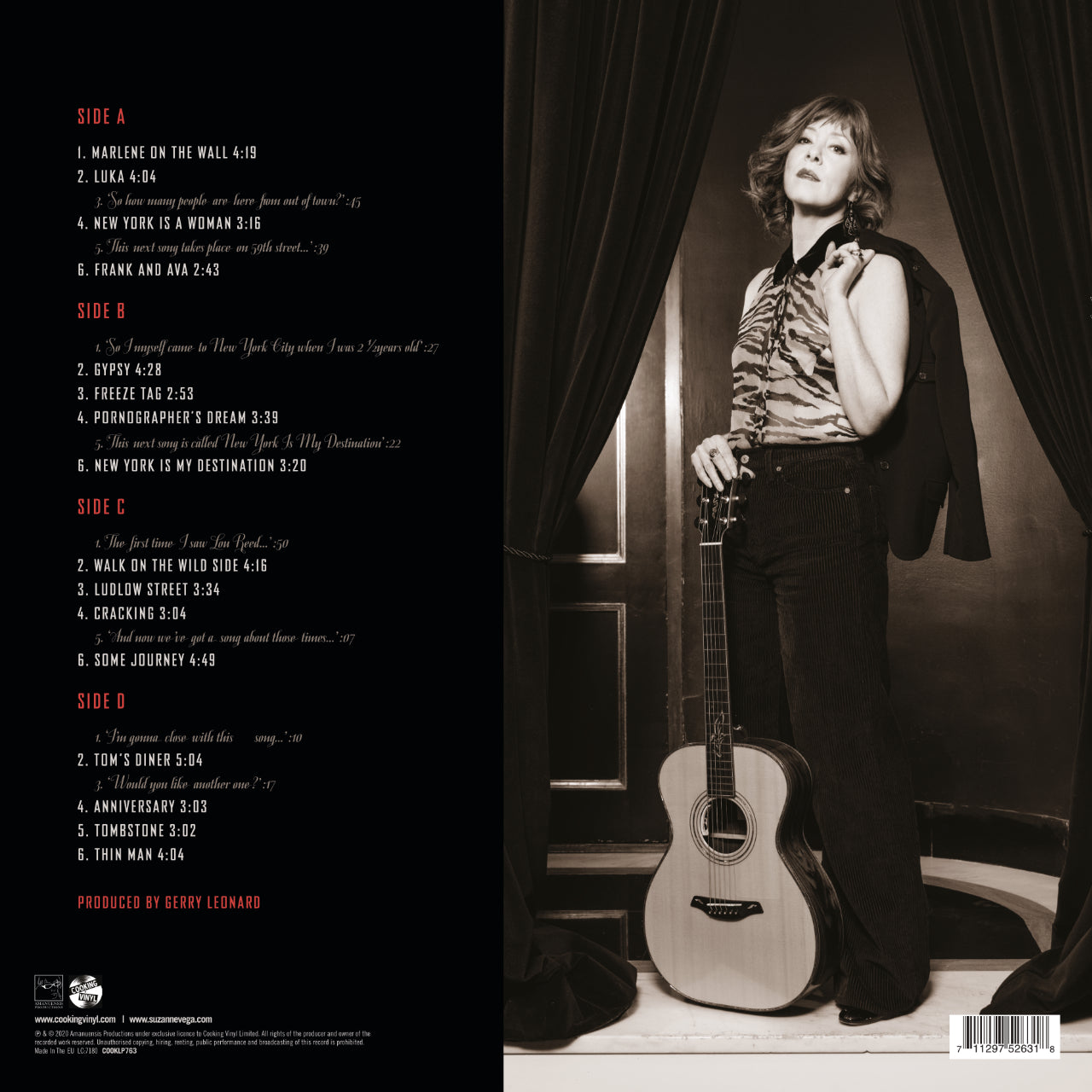 Revox Master Tape, SUZANNE VEGA - AN EVENING OF SONGS AND STORIES