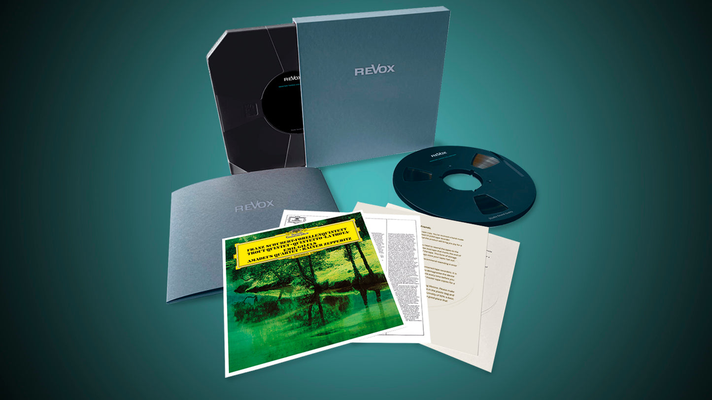 Revox Master Tape, GILELS - AMADEUS QUARTETT, ZEPPERITZ - SCHUBERT: TROUT QUINTET