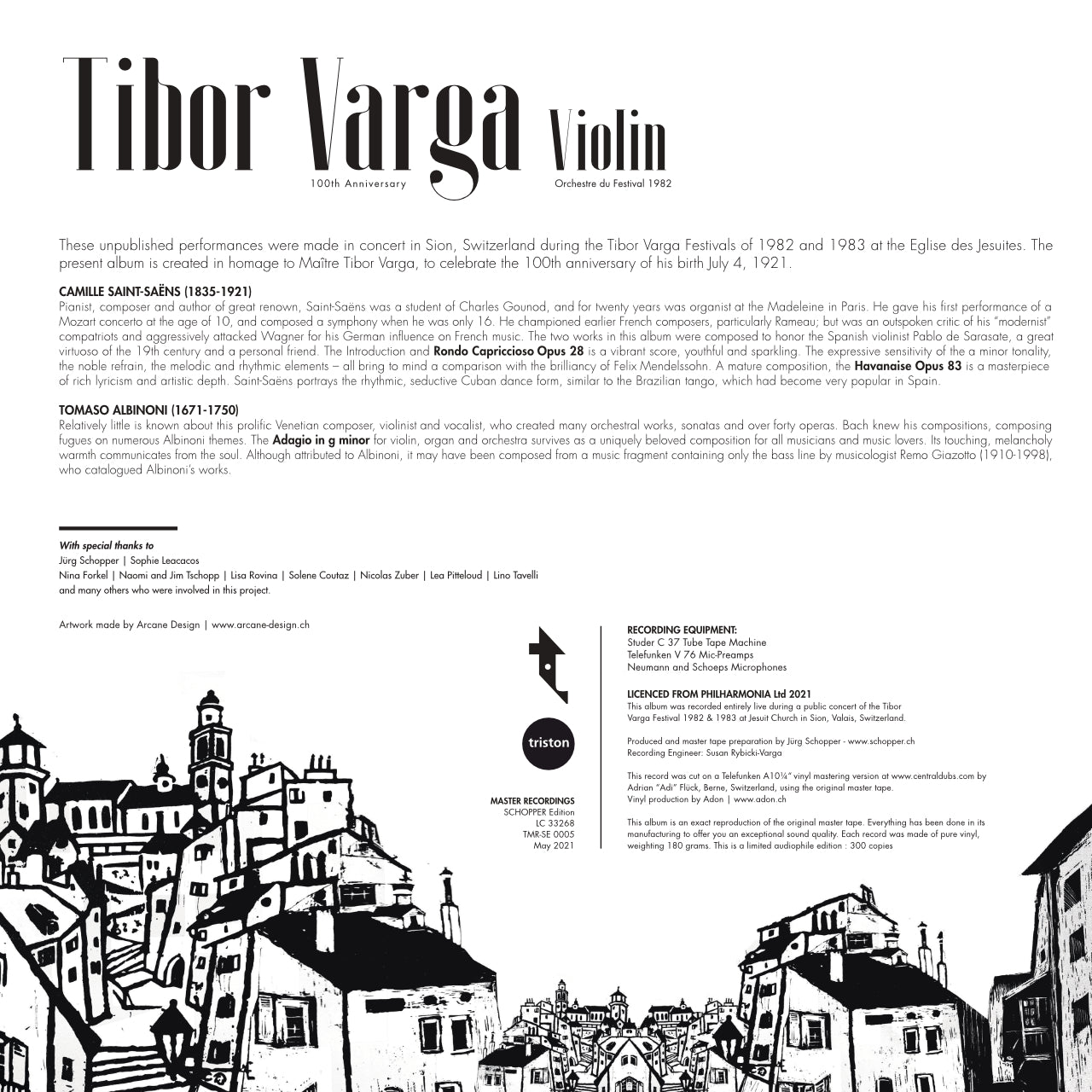 Revox Master Tape, TIBOR VARGA - 100TH BIRTHDAY ALBUM