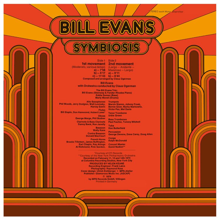 Revox Master Tape, BILL EVANS & CLAUS OGERMAN - SYMBOSIOS