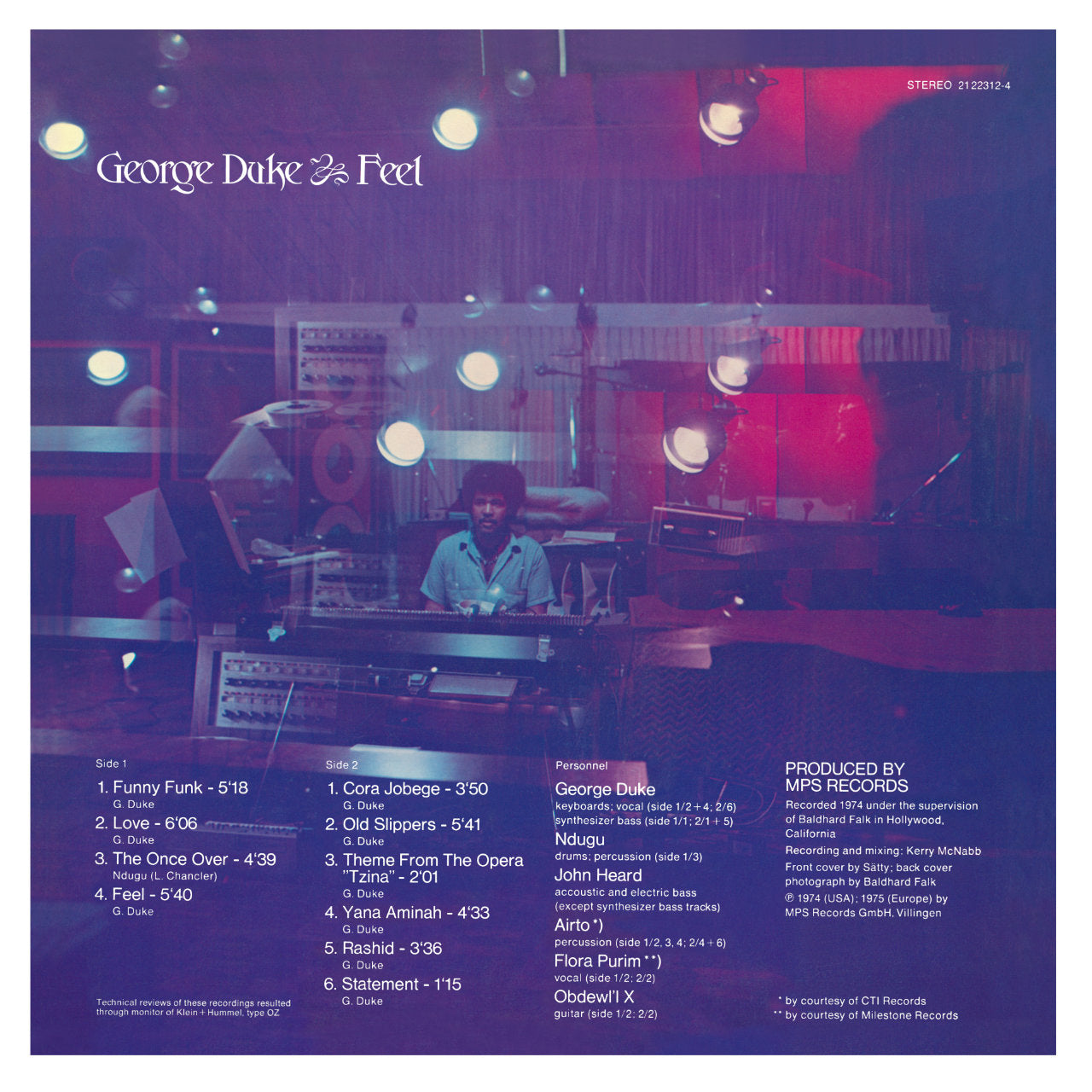 Revox Master Tape, GEORGE DUKE - FEEL