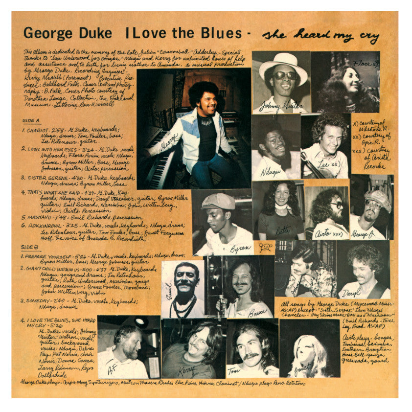 Revox Master Tape, GEORGE DUKE - I LOVE THE BLUES - SHE HEARD MY CRY
