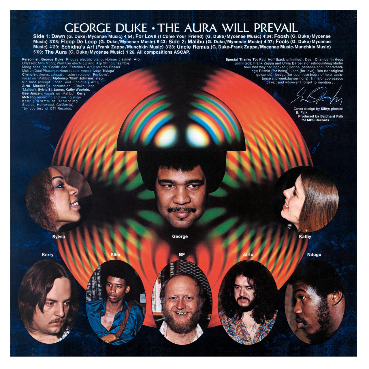 Revox Master Tape, GEORGE DUKE - THE AURA WILL PREVAIL