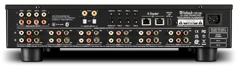 McIntosh CR106, 2-Kanal, 6-Zonen Matrix Vorverstärker