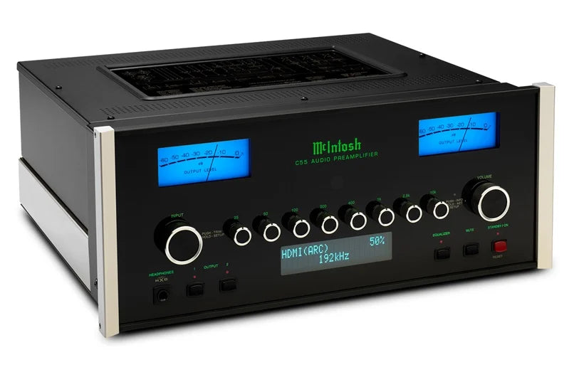 Préamplificateur à semi-conducteurs McIntosh C55 à 2 canaux