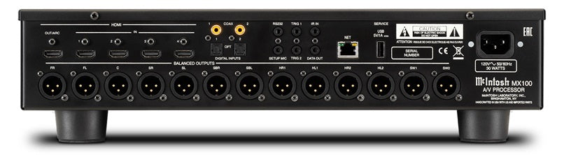 McIntosh Home Theater MX100 A/V Processor