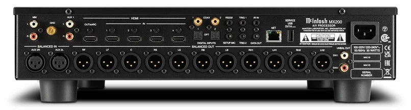 McIntosh Home Theater MX200 A/V Processor