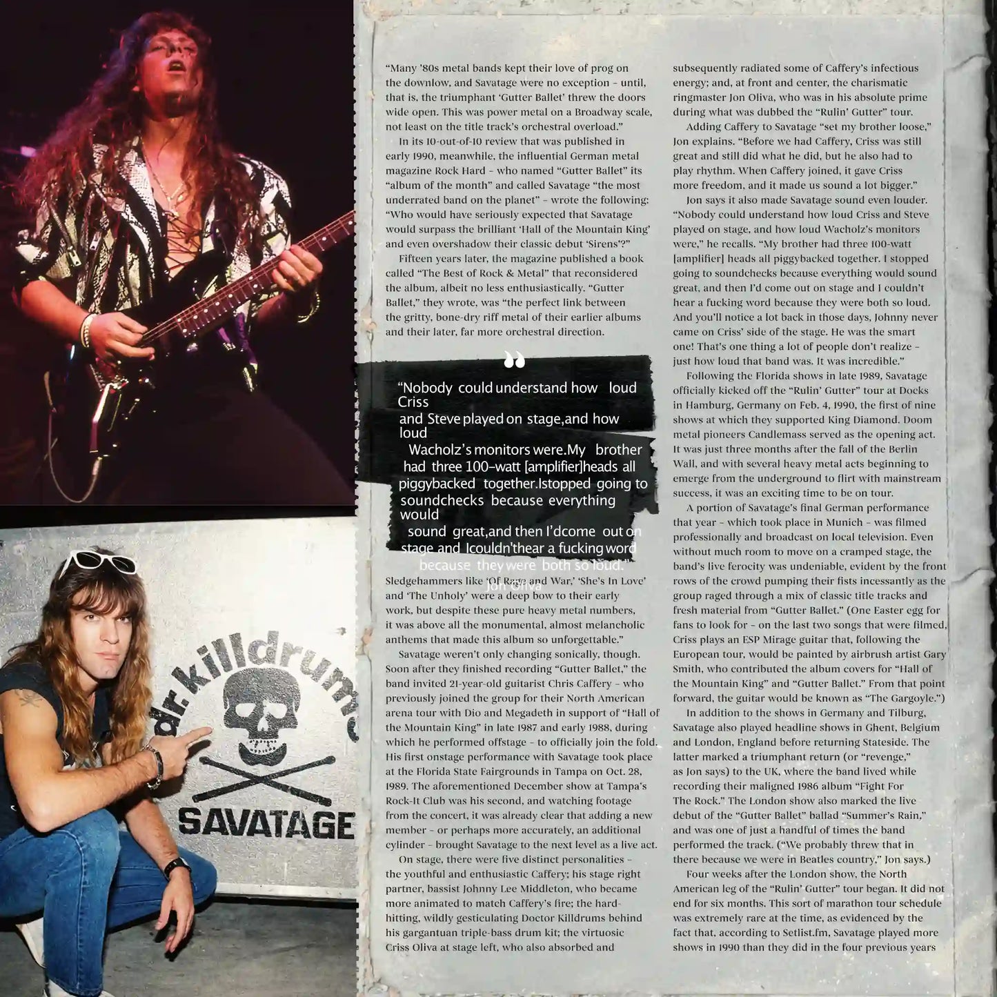 Grandmaster Kassette SAVATAGE - MADNESS REIGNS FROM THE GUTTER 1990