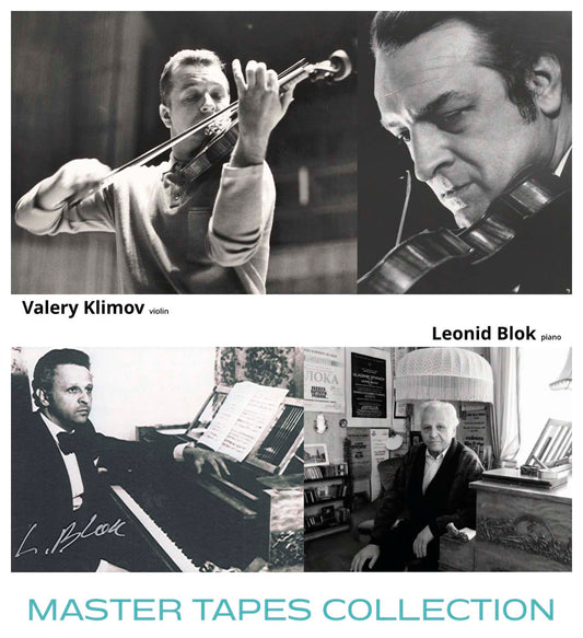 Revox Master Tape, VALERY KLIMOV, LEONID BLOCK - BRAHMS: VIOLIN SONATA NO. 3