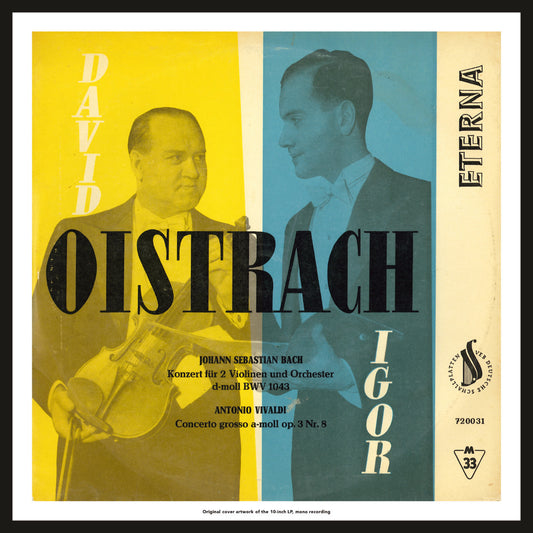Revox Master Tape, DAVID & IGOR OISTRACH - BACH CONCERTO / VIVALDI CONCERTO