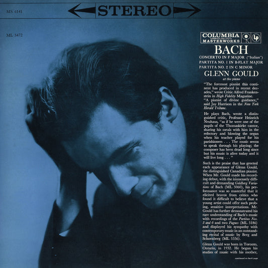 Revox Master Tape, GLENN GOULD - BACH ITALIAN CONCERTO