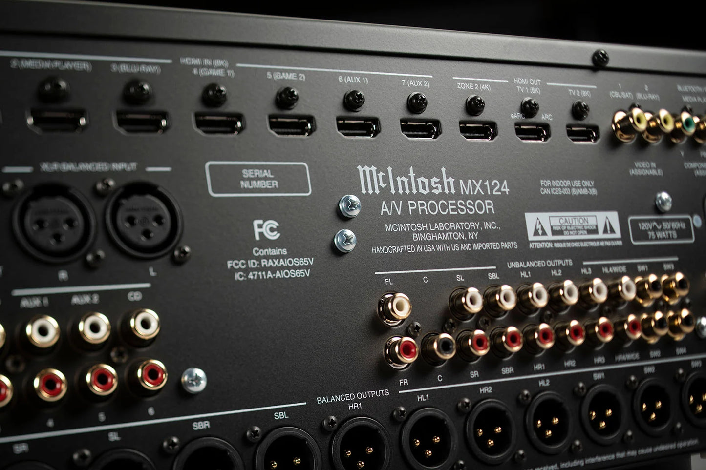 McIntosh MX124, Heimkino A/V Prozessor