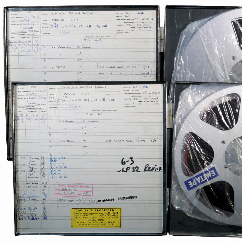 Revox Master Tape, ITZHAK PERLMAN - Vivaldi Vier Jahreszeiten