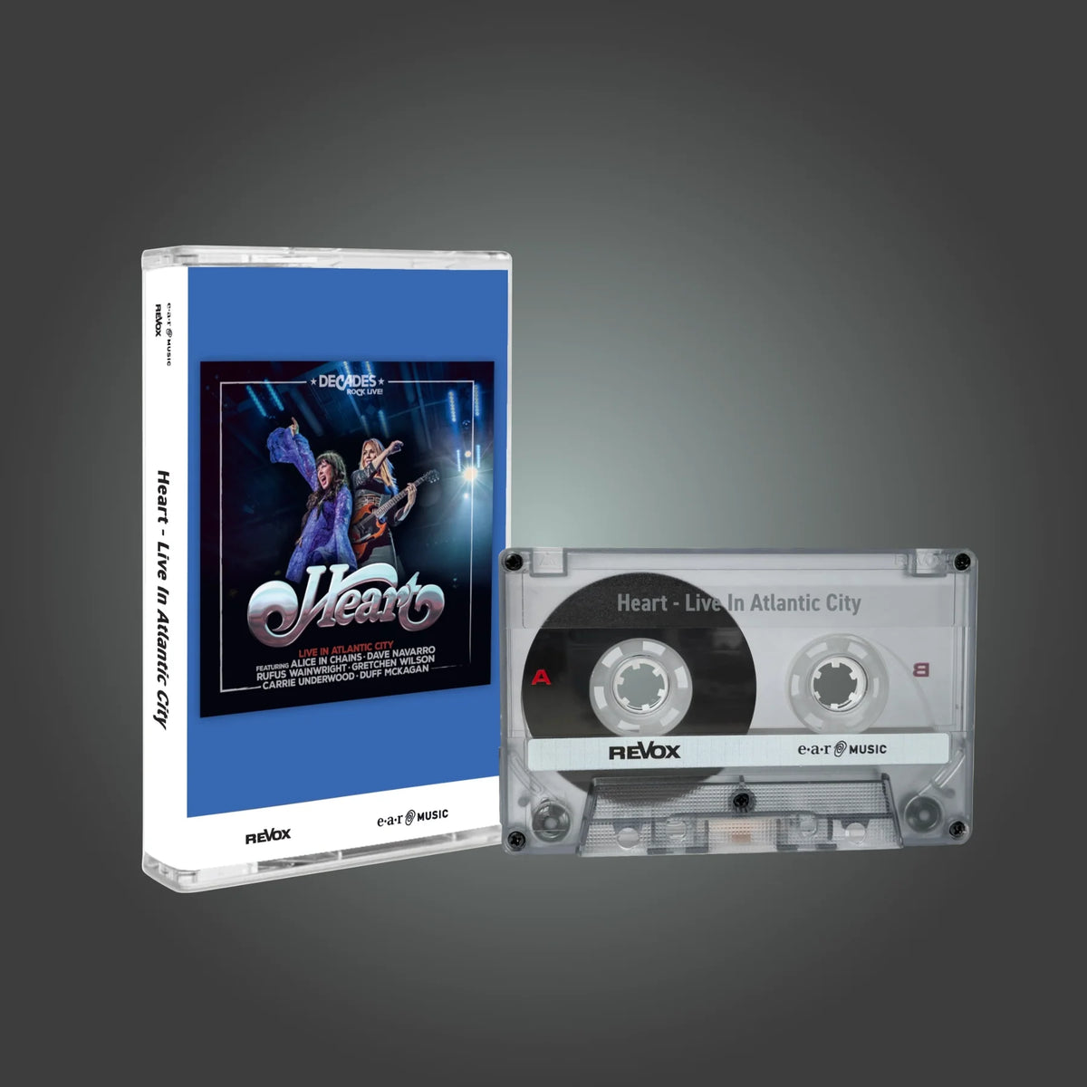 Grandmaster Kassette HEART - LIVE IN ATLANTIC CITY