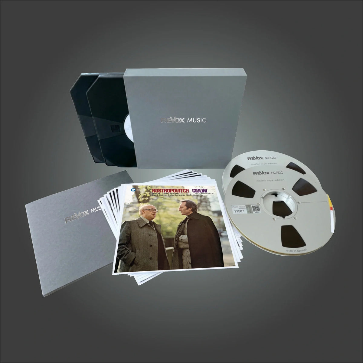 Revox Studio Master Tape, ROSTROPOVITCH & GUILINI - DVOŘÁK CELLO CONCERTO