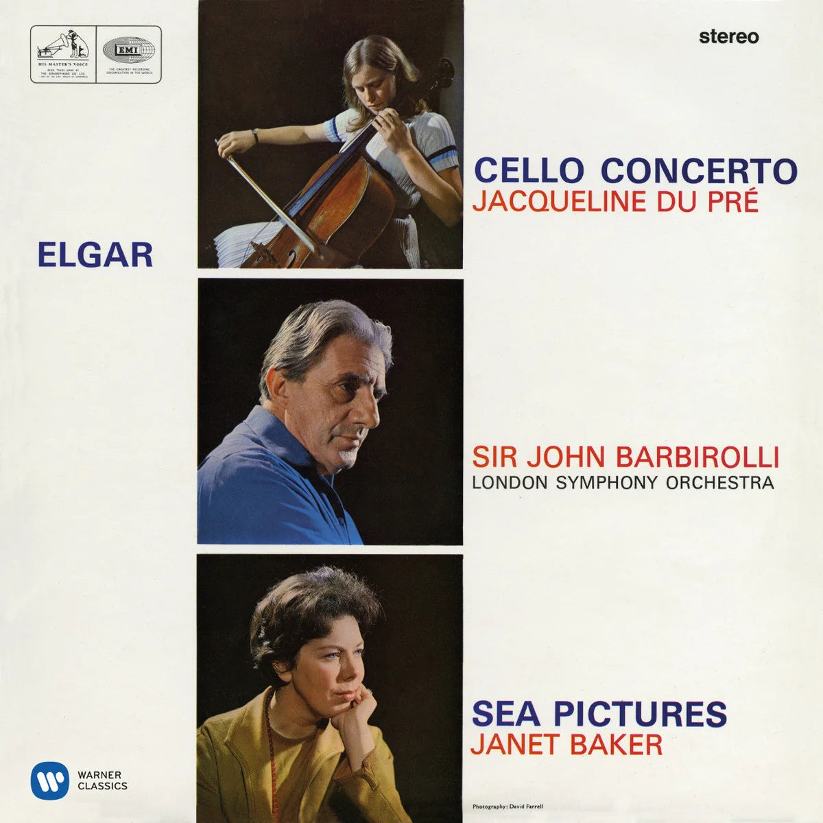 Revox Master Tape, EDWARD ELGAR - CELLO CONCERTO & SEA PICTURES
