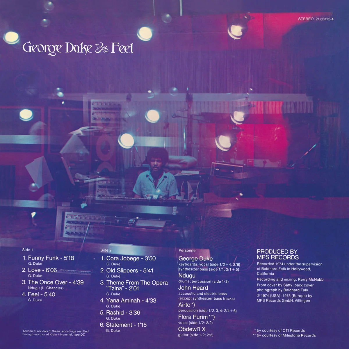 Revox Master Tape, GEORGE DUKE - FEEL