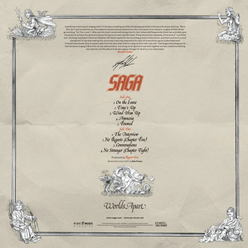 Revox Master Tape, SAGA - WORLDS APART