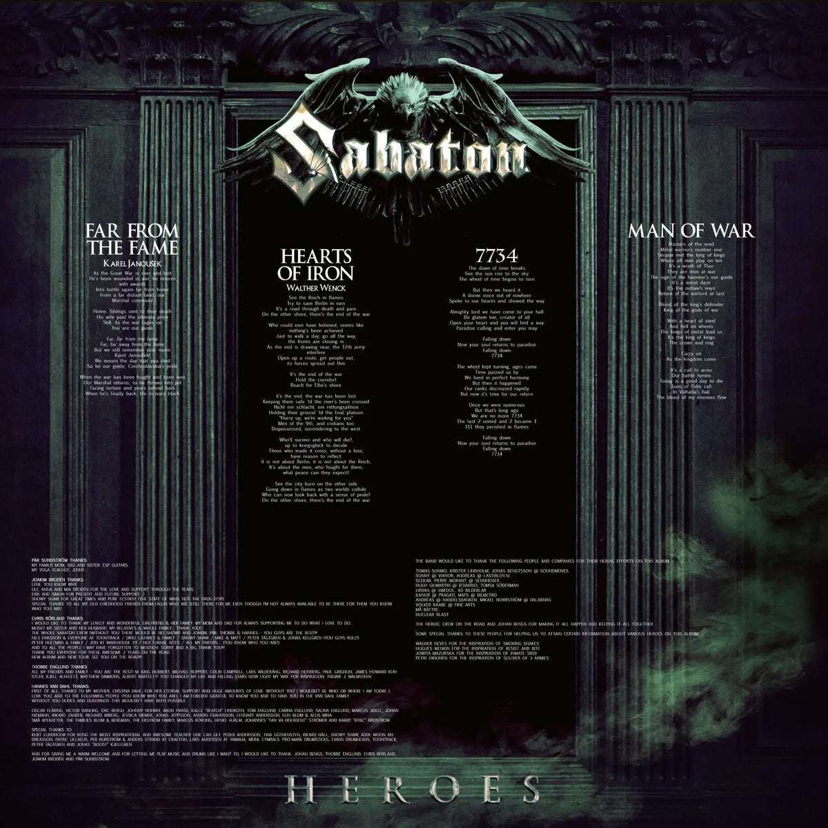 Revox Master Tape, SABATON - HEROES