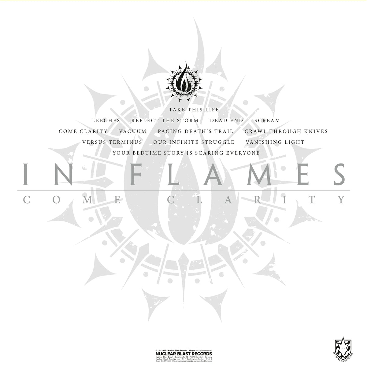 Revox Master Tape, IN FLAMES - COME CLARITY