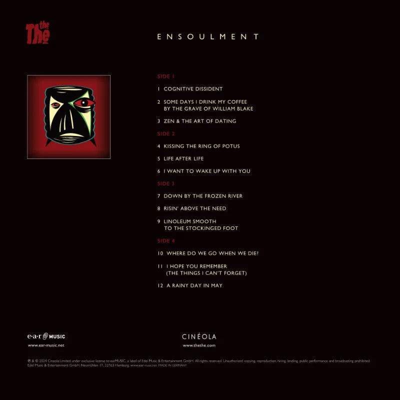 Revox Master Tape, THE THE - ENSOULMENT