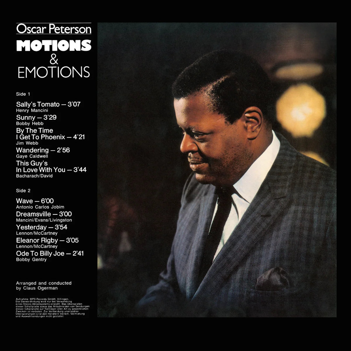 Revox Master Tape, OSCAR PETERSON - MOTIONS & EMOTIONS