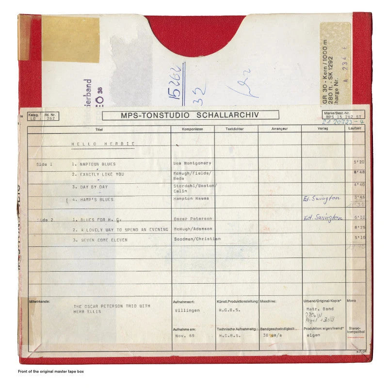 Revox Master Tape, OSCAR PETERSON - HELLO HERBIE