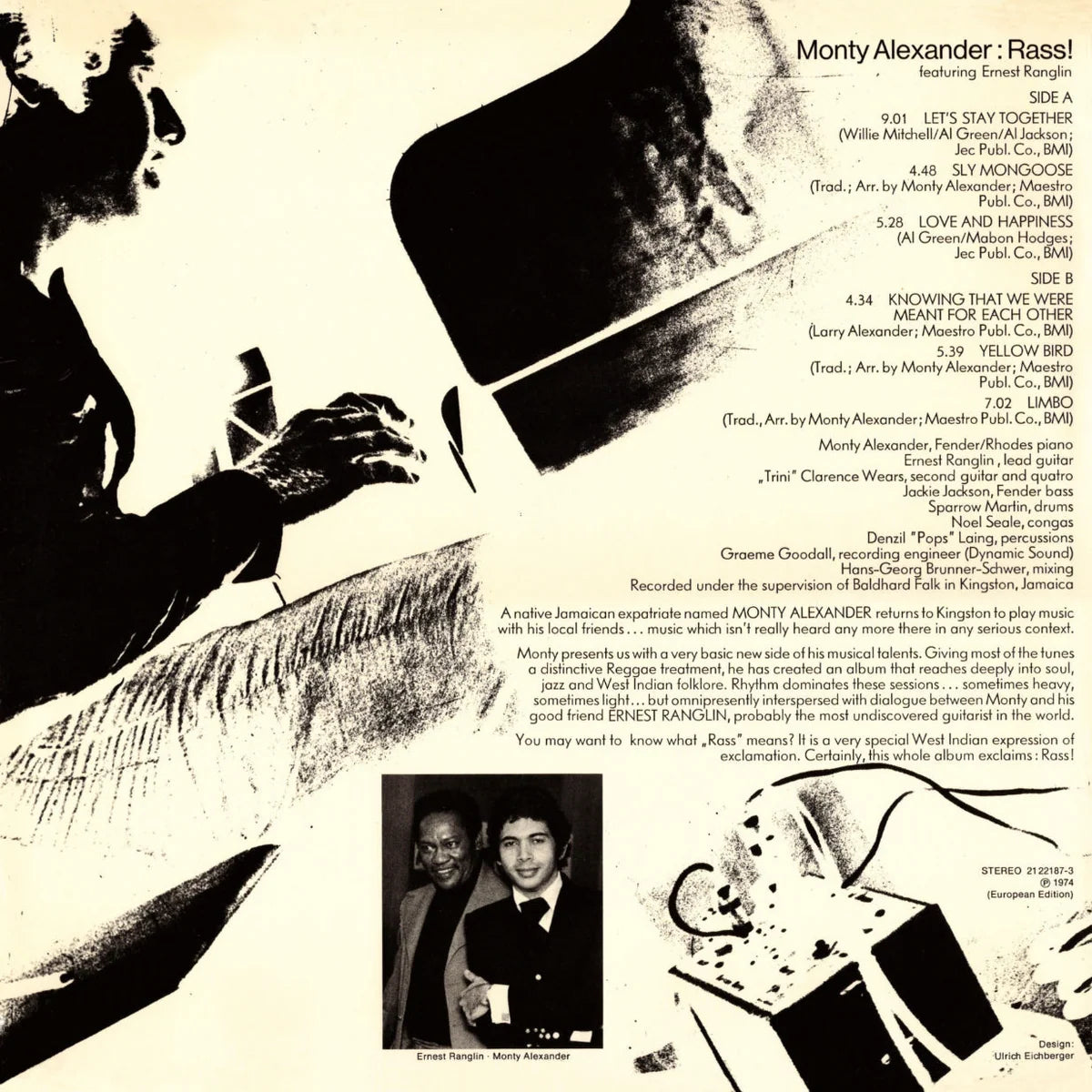 Revox Master Tape, MONTY ALEXANDER FEAT. ERNEST RANGLIN - RASS!