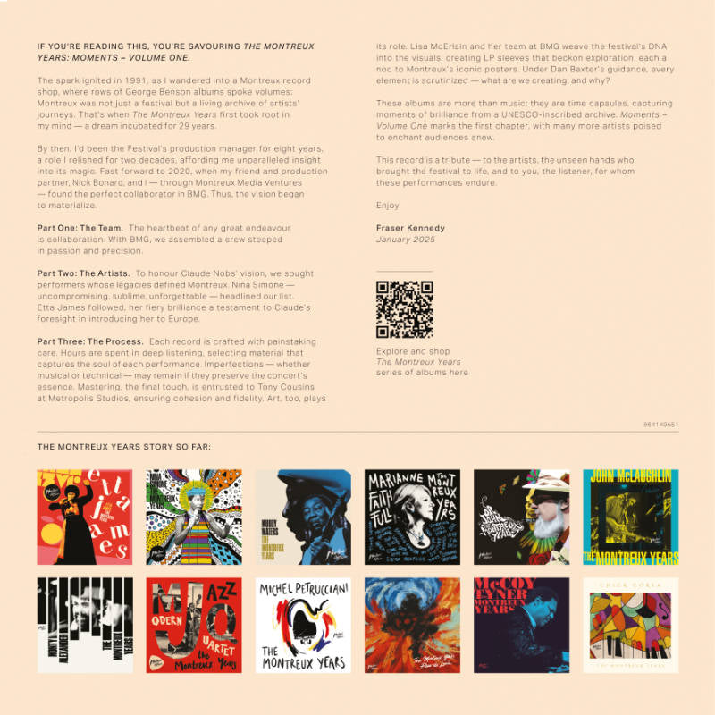 Revox Master Tape, THE MONTREUX YEARS - MOMENTS VOL. 1