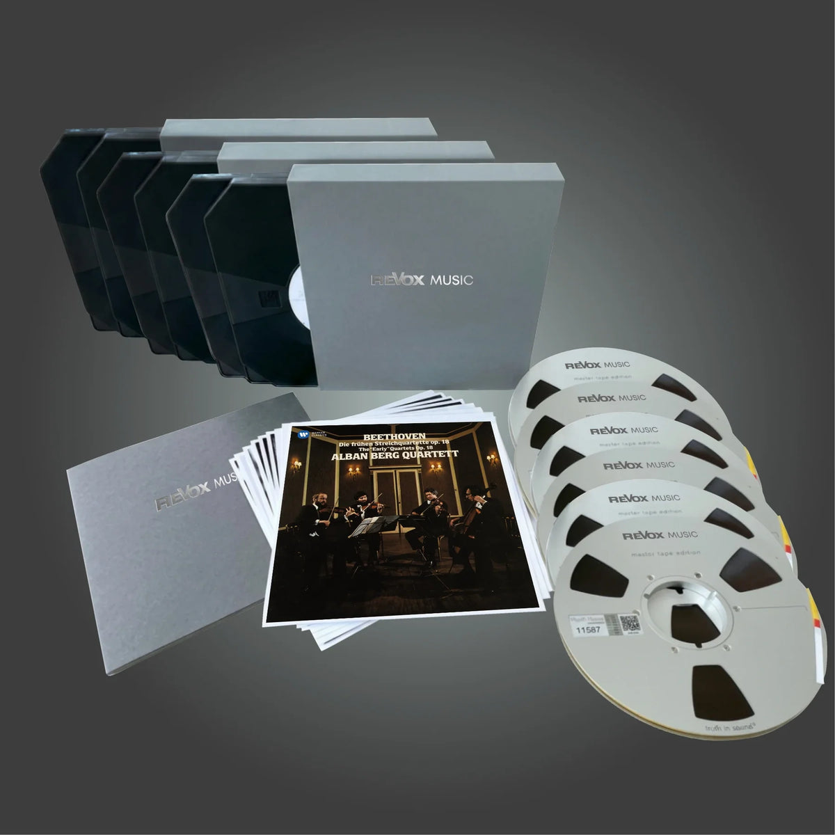 Revox Studio Master Tape, ALBAN BERG QUARTETT - BEETHOVEN DIE FRÜHEN STREICHQUARTETTE