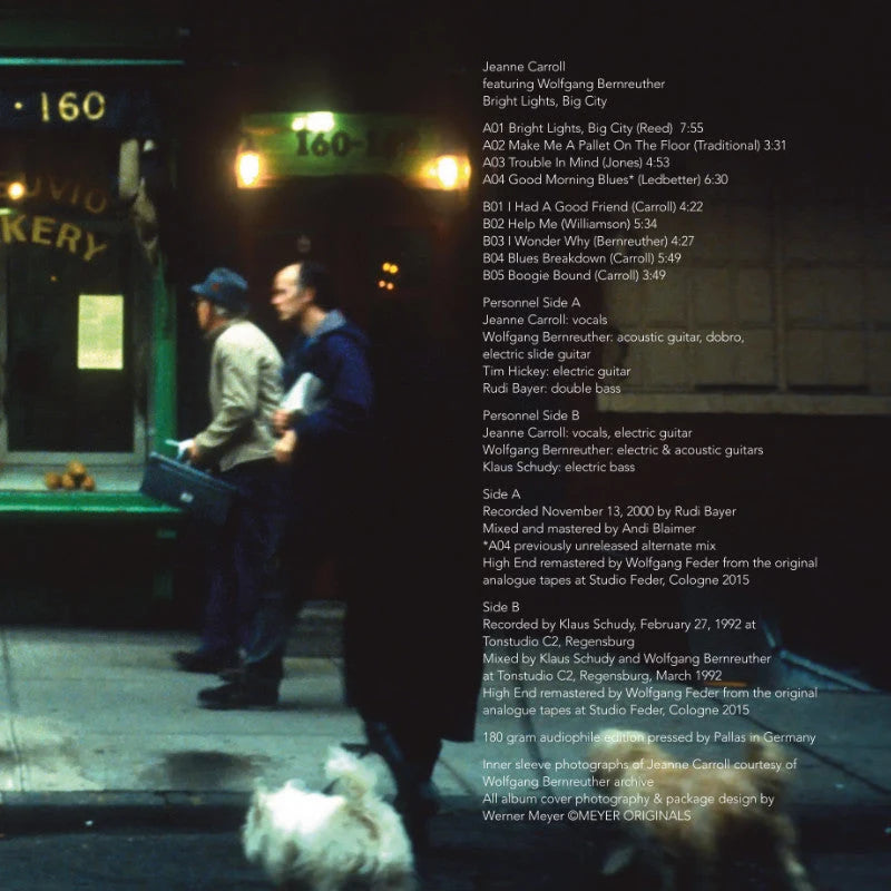 Revox Master Tape, JEANNE CARROLL FEAT. WOLFGANG BERNREUTHER - BRIGHT LIGHTS, BIG CITY
