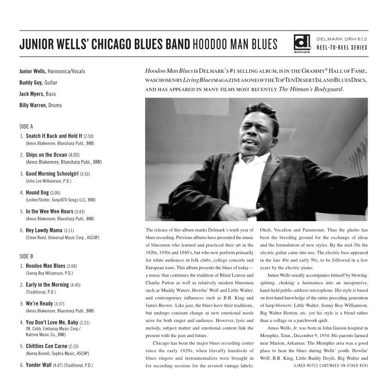 Revox Master Tape, JUNIOR WELLS' CHICAGO BLUES BAND - HOODOO MAN BLUES